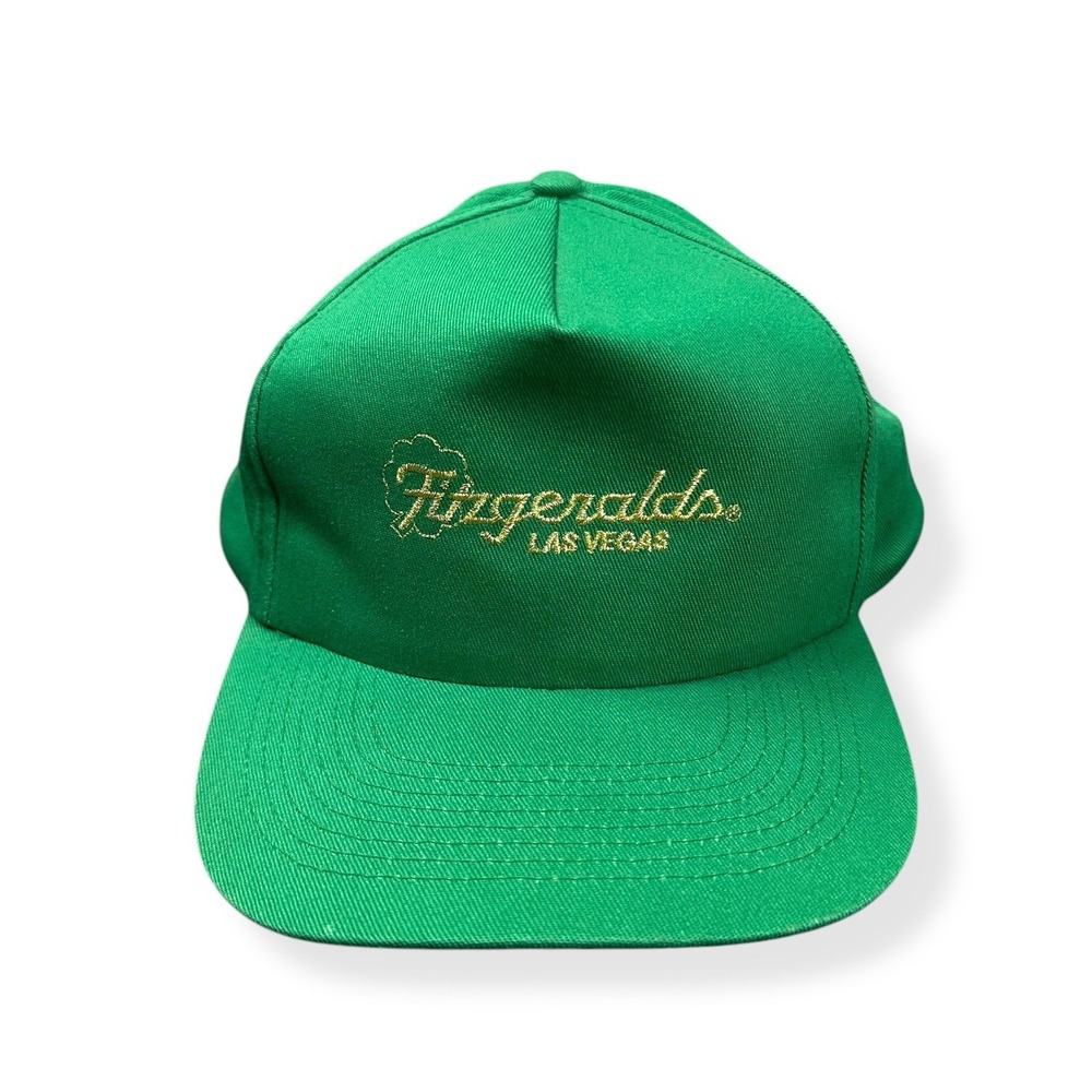 NEW Vintage Snapback Hat Fitzgeralds Las Vegas Casino Embroidered Logo 90s Cap‎